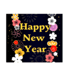 【飛び出す】大人の年賀状風ご挨拶＊午年（個別スタンプ：6）