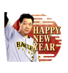 阪神タイガース ビジターユニ あけおめ（個別スタンプ：6）