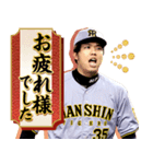 阪神タイガース ビジターユニ あけおめ（個別スタンプ：12）