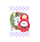 【シマエナガ】BIG年末年始♥毎年使える14（個別スタンプ：4）