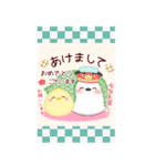 【シマエナガ】BIG年末年始♥毎年使える16（個別スタンプ：3）