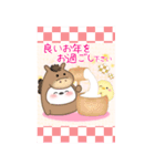 【シマエナガ】BIG年末年始♥毎年使える16（個別スタンプ：6）