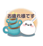 シマエナガ/年末年始(好きな文字を入力)E（個別スタンプ：14）