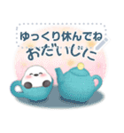 シマエナガ/年末年始(好きな文字を入力)E（個別スタンプ：18）