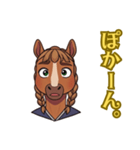 2026あけおめ！おしとやかウマお嬢さま（個別スタンプ：10）