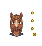 2026あけおめ！おしとやかウマお嬢さま（個別スタンプ：14）