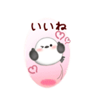 【シマエナガ】BIG年末年始♥毎年使える10（個別スタンプ：17）