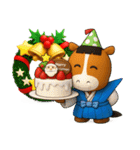 年末年始【午の年でぷっくり3D】（個別スタンプ：29）