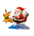 年末年始【午の年でぷっくり3D】（個別スタンプ：30）