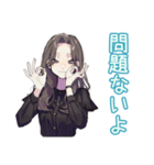 しっかり者な女子♡毎日使える（個別スタンプ：10）