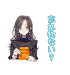 しっかり者な女子♡毎日使える（個別スタンプ：16）