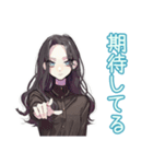 しっかり者な女子♡毎日使える（個別スタンプ：18）