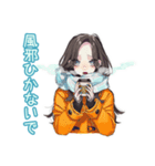 しっかり者な女子♡毎日使える（個別スタンプ：21）