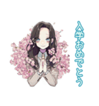 しっかり者な女子♡毎日使える（個別スタンプ：30）