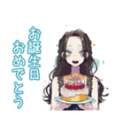 しっかり者な女子♡毎日使える（個別スタンプ：37）