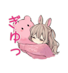 うさぎ彼女♡一年中使える毎日（個別スタンプ：34）