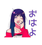 クールギャルの気遣い★韓国オンニ風（個別スタンプ：2）