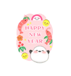 【シマエナガ】BIG年末年始♥毎年使えるA（個別スタンプ：4）