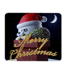 デカ動く 3D擦れうさぎ年末年始2026（個別スタンプ：18）