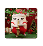 デカ動く 3D擦れうさぎ年末年始2026（個別スタンプ：19）