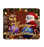 デカ動く 3D擦れうさぎ年末年始2026（個別スタンプ：20）