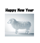 十二支全部 あけおめ 年賀状 氷像（個別スタンプ：26）