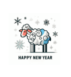 十二支全部 あけおめ 年賀状 絵画2（個別スタンプ：23）