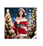 【和風サンタ♡お姉さん】（個別スタンプ：1）
