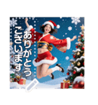 【和風サンタ♡お姉さん】（個別スタンプ：13）