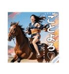 馬乗り♡お姉さん（個別スタンプ：4）
