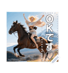 馬乗り♡お姉さん（個別スタンプ：9）