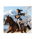 馬乗り♡お姉さん（個別スタンプ：12）
