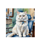 白猫の新日常3（個別スタンプ：4）