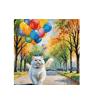 白猫の新日常3（個別スタンプ：5）