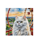 白猫の新日常3（個別スタンプ：7）