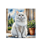 白猫の新日常3（個別スタンプ：13）