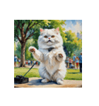 白猫の新日常3（個別スタンプ：16）