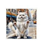 白猫の新日常3（個別スタンプ：20）