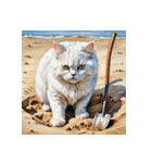 白猫の新日常3（個別スタンプ：21）