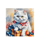 白猫の新日常3（個別スタンプ：32）