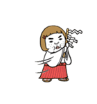 動く！憎めないブス【正月・年末年始】（個別スタンプ：20）