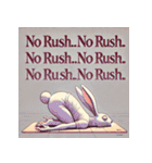 まったりヨガうさぎ（個別スタンプ：4）