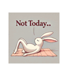 まったりヨガうさぎ（個別スタンプ：5）