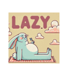 まったりヨガうさぎ（個別スタンプ：6）