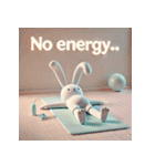 まったりヨガうさぎ（個別スタンプ：7）