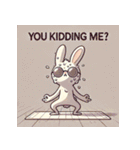 まったりヨガうさぎ（個別スタンプ：8）