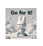 まったりヨガうさぎ（個別スタンプ：9）