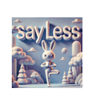 まったりヨガうさぎ（個別スタンプ：22）