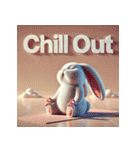 まったりヨガうさぎ（個別スタンプ：24）