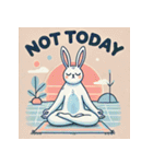まったりヨガうさぎ（個別スタンプ：25）